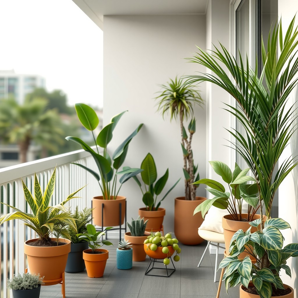 Kako urediti balkon s modernim biljkama